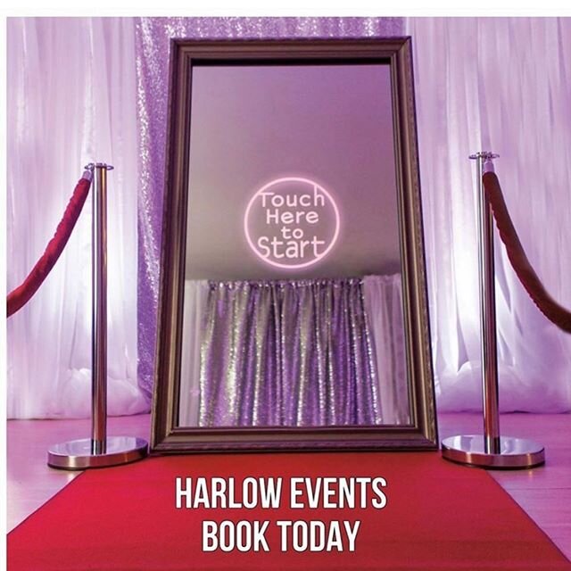 Holiday Party? Wedding? Birthday Party? Book our Mirror Booth today! Harlow Events 📷