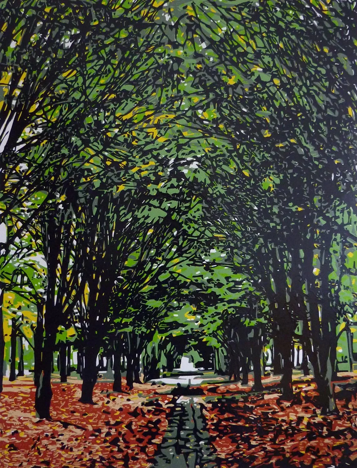 Tree Cathedral in Autumn.