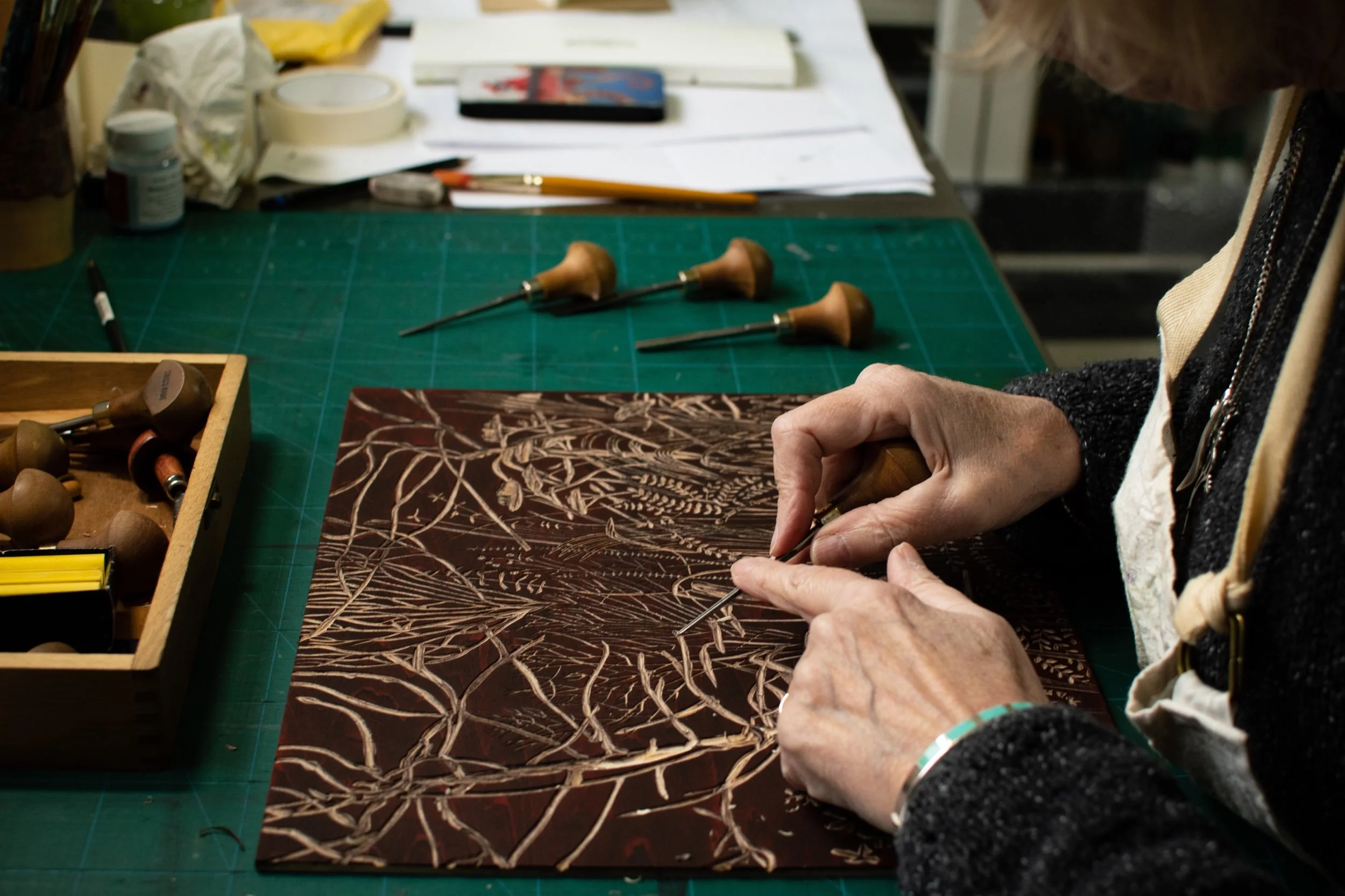 H A Taylor - artist working.jpeg