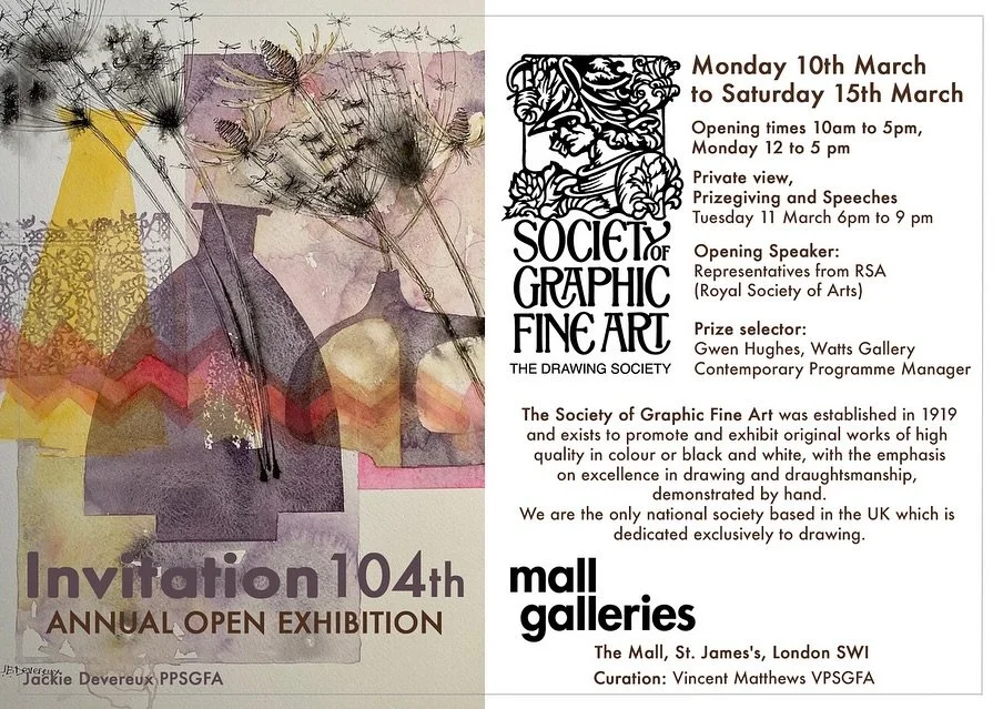 Not long now until this year&rsquo;s Drawing Society exhibition 🙌 I&rsquo;ll be taking my prints down to the Mall Galleries tomorrow, so if you see someone struggling with a giant black bag on the train to Euston station - that&rsquo;ll be me 🤗😁😱