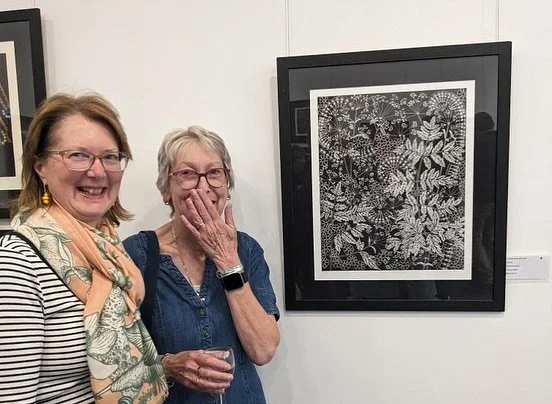 Thank you to all the lovely people who made it to the Private View of my exhibition &ldquo;The Architecture of Nature&rdquo; on Saturday, despite the rain storms. Thanks for all the lovely comments, sales and beautiful bouquet from @katharinesorensen