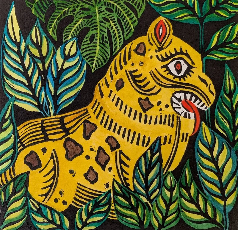 Taylor Helen A -Edward's Tiny Leopard-Linocut.jpg