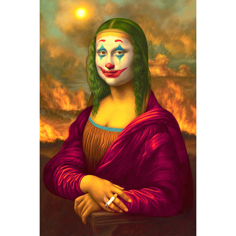 Mona Lisa Joker Ltd Edition Print