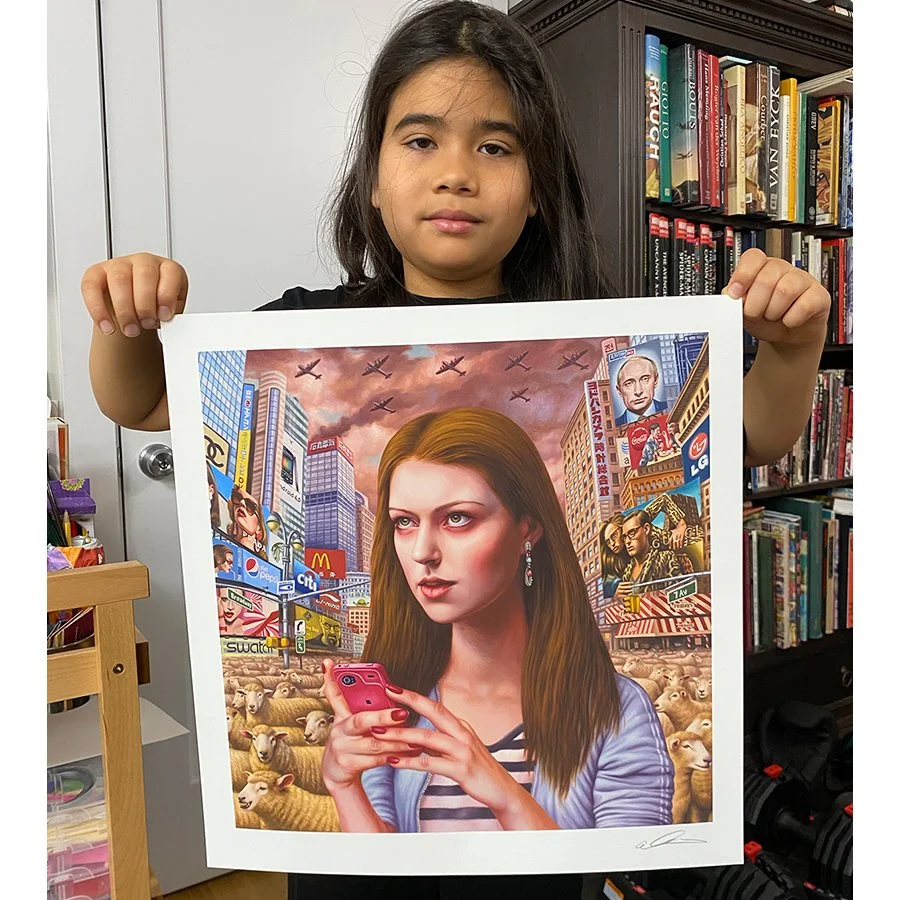 Alex Gross – ANDROID Limited Edition Paper Print — The Art of Alex