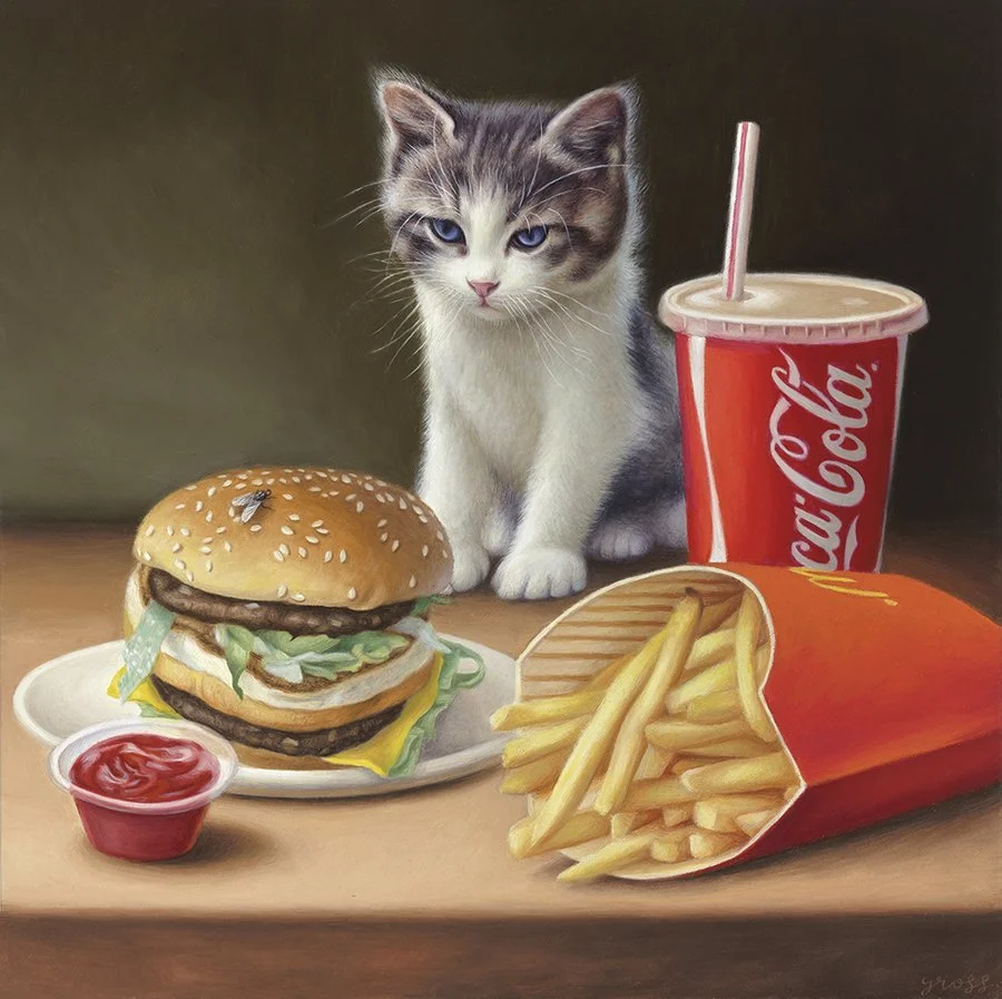 Still Life With Kitten • SOLD