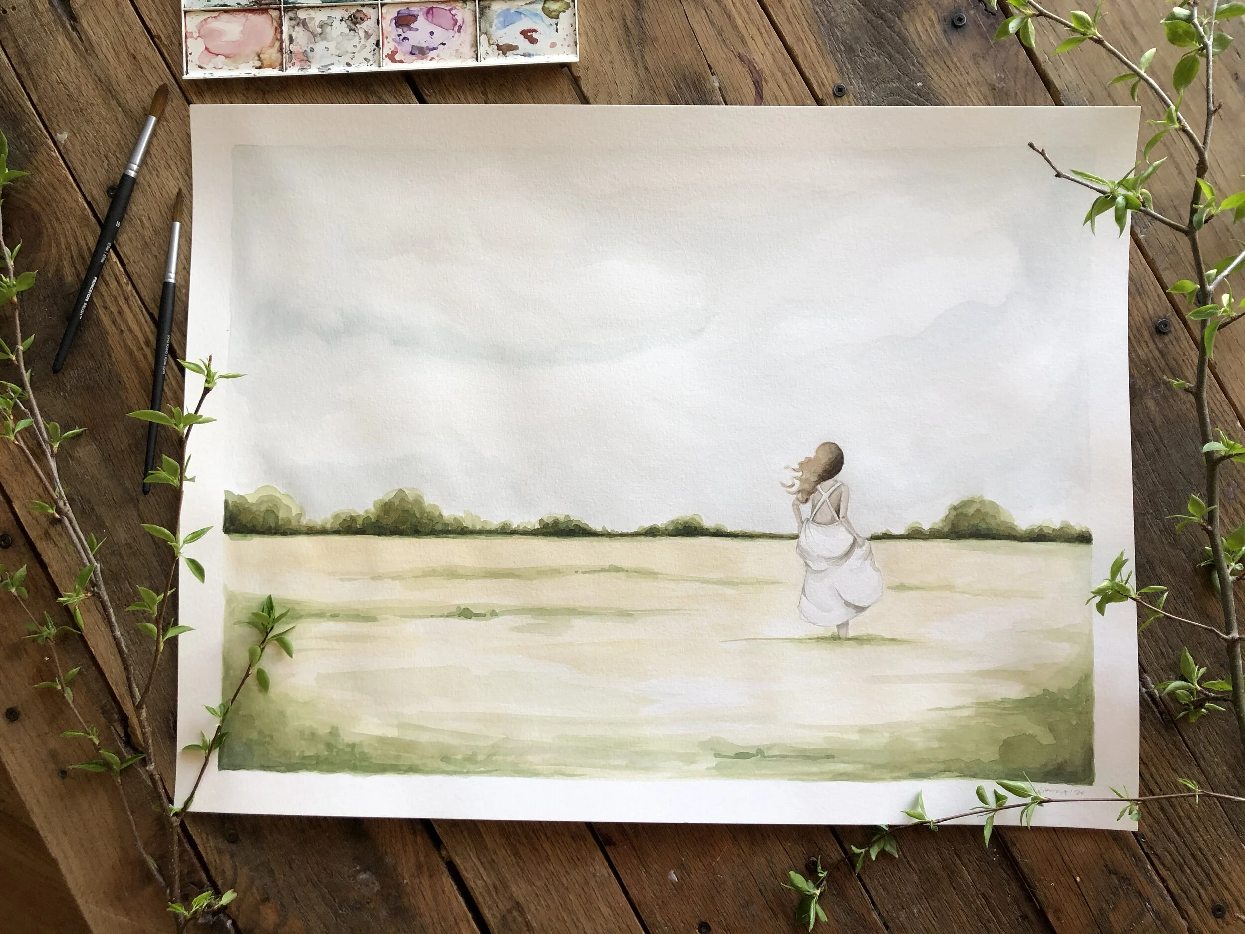 No. 15 Solitude 16 x 22"