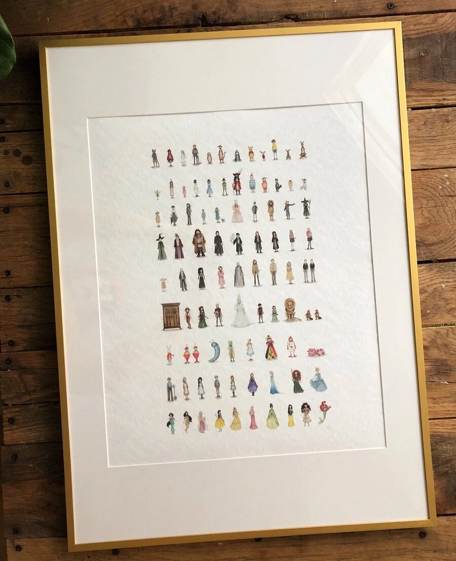 'Tiny Character' Poster (16x20")