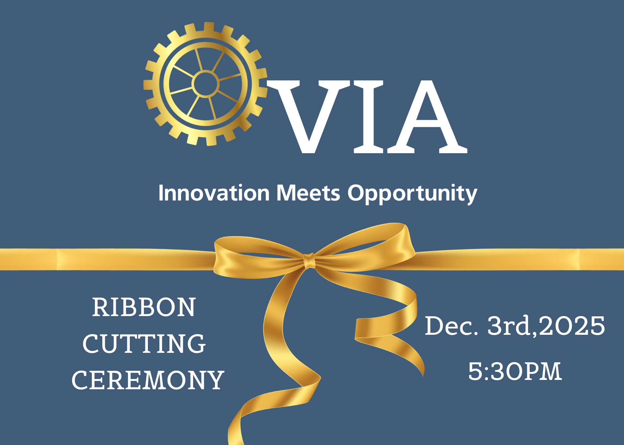 VIA Ribbon Cutting & Regional Innovation Networking/ Buena Vista
