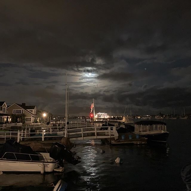 Last night. Beautiful. #balboaisland #newportbeach #hightide