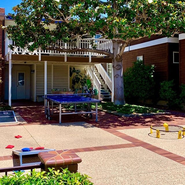 Update to previous post. We added in some #spikeball to the #pingpong and #cornhole #islandlife #treehouse #newportbeach #balboaisland