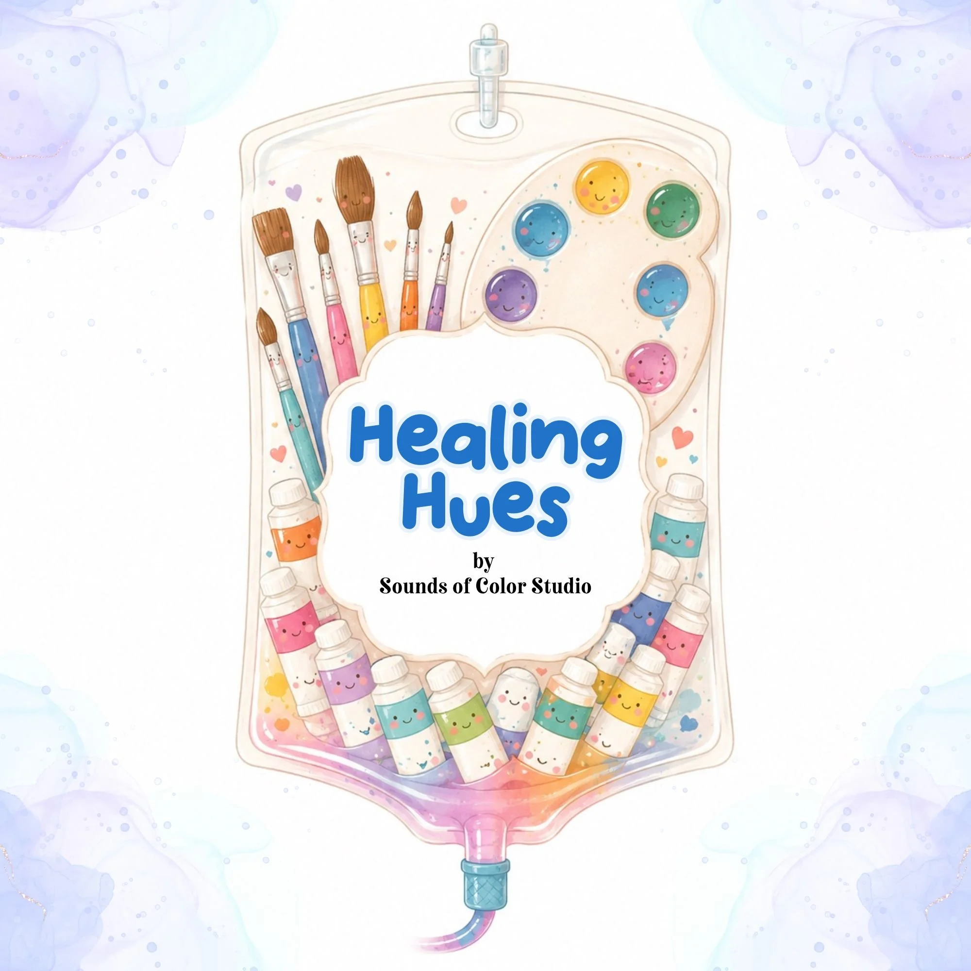 Healing Hues is a community-based, philanthropic initiative that supports hospital patients by offering joy, creativity, and escape through art.
