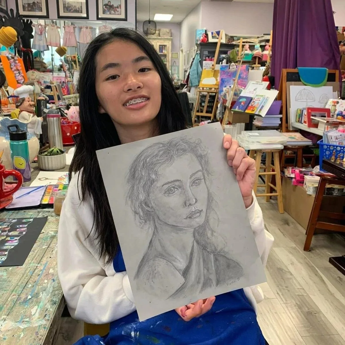 Pen and Pencil Sketching Classes at Sounds of Color Studio