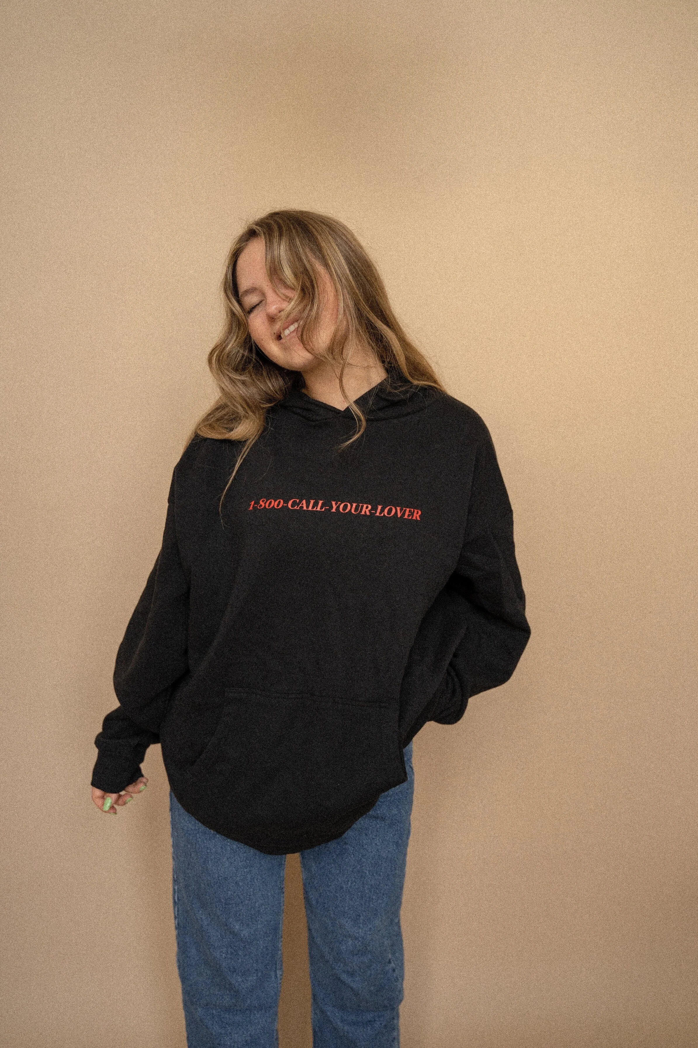 1-800-CALL-YOUR-LOVER BLACK SWEATSHIRT