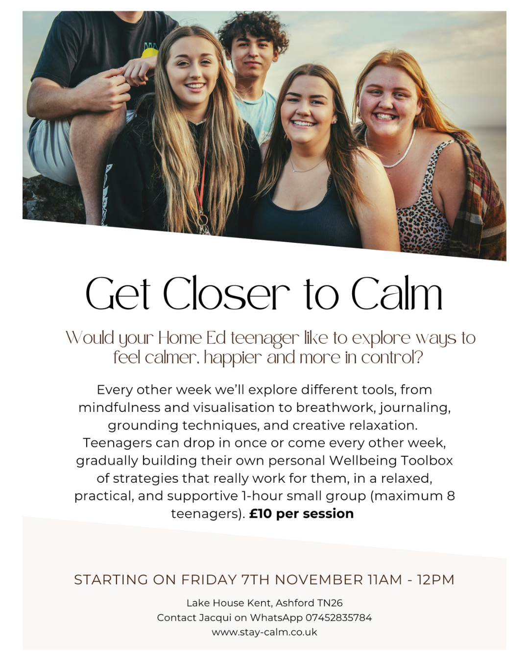 Get Closer to Calm - Home Ed Teenagers