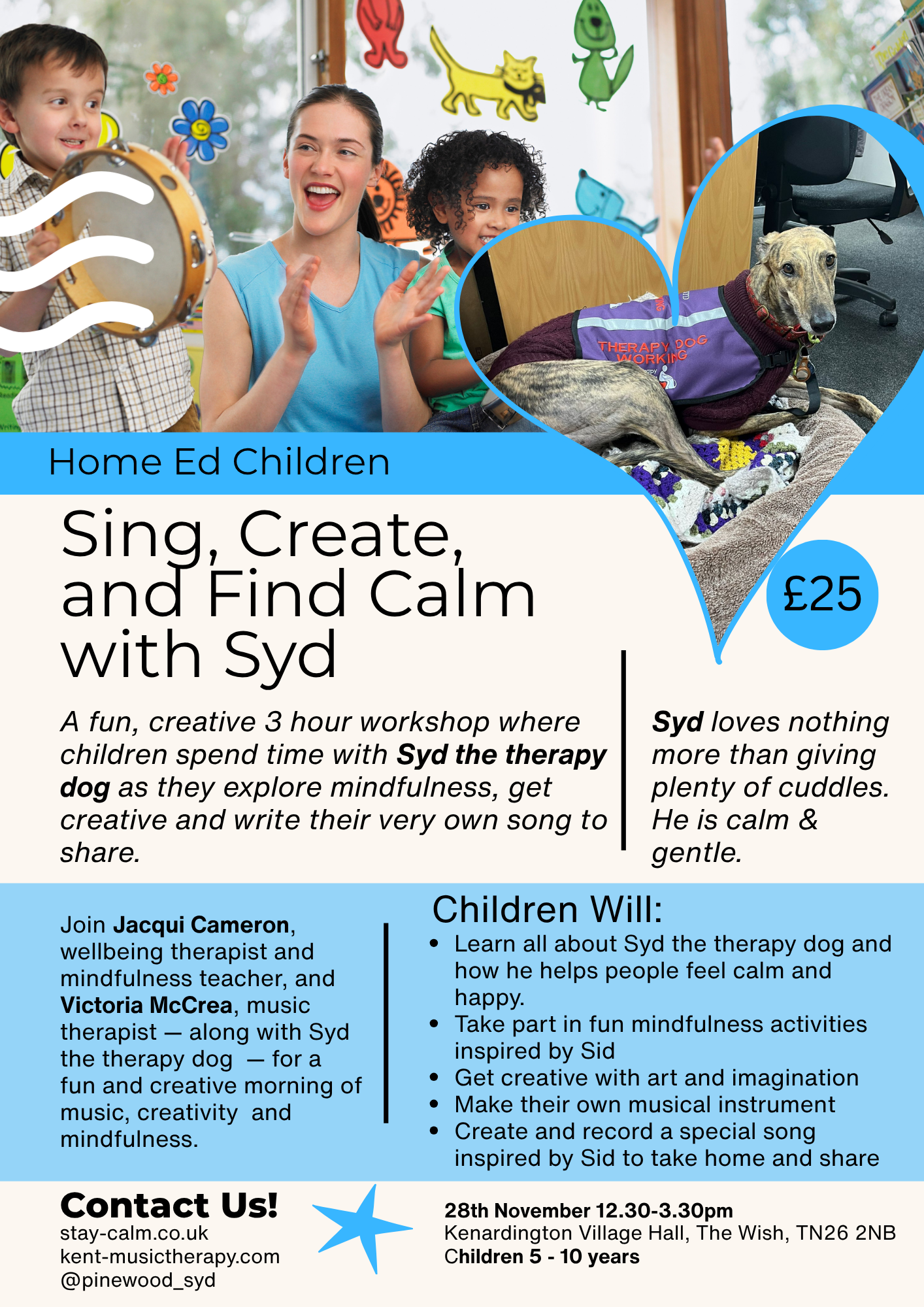 Sing, Create and Find Calm with Syd - 28th November