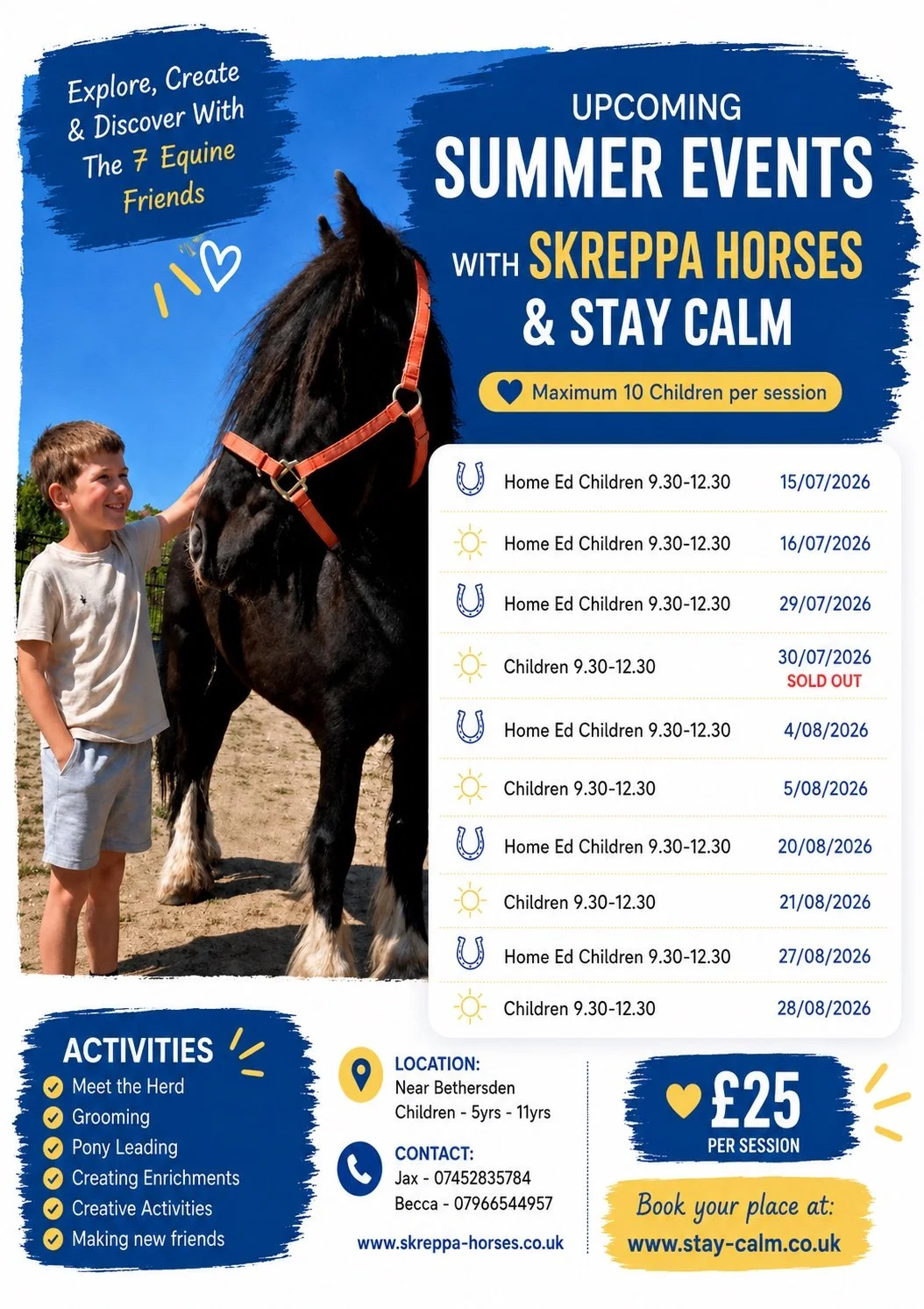 Mini Horse Retreat for Children