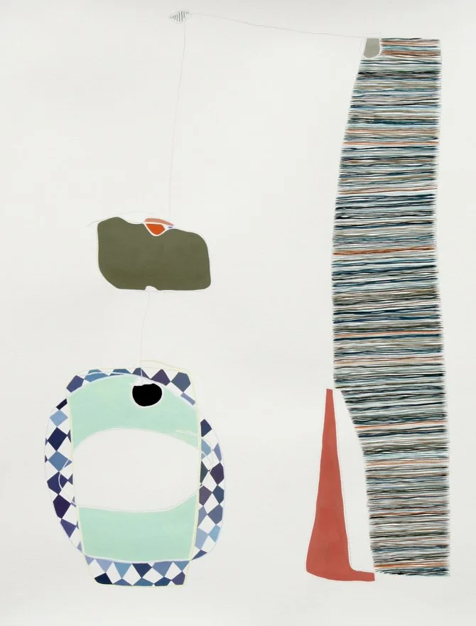 Climb 4, 24"x18" , Flashe/acrylic on paper, 2012