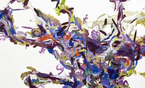 Untitled, 36"x48", Oil/acrylic on panel, 2009 - SOLD