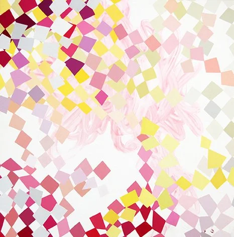 Must Cross the Street, 36"x36" , Oil/acrylic on canvas over panel, 2010 - SOLD