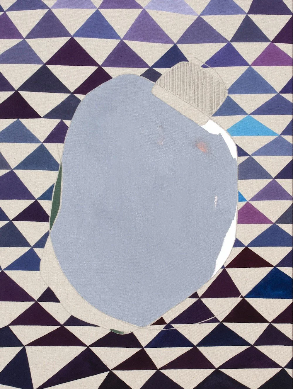 There is a Blue One, 24"x18", Flashe/acrylic on Yupo mounted on raw canvas, 2013