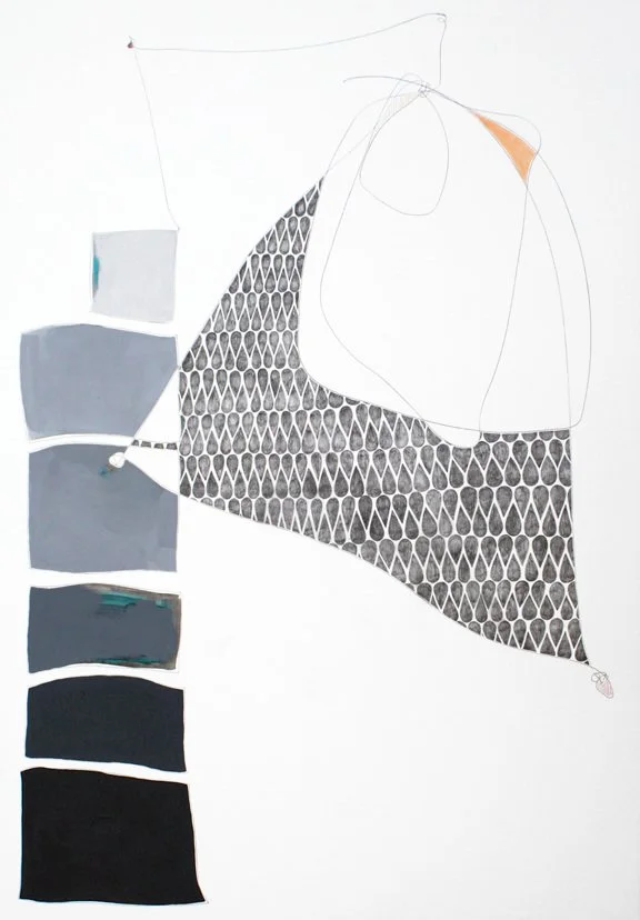 New 12, 36"x24" , Flashe/acrylic on panel, 2012 - SOLD