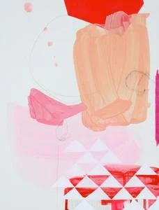 33, 18"x12", Flashe/acrylic on claybord, 2014 - SOLD