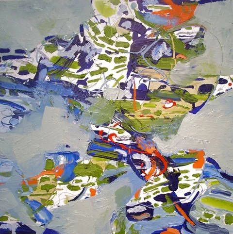 As Good As I Remember, 24"x24", Oil/acrylic on panel, 2009 - SOLD