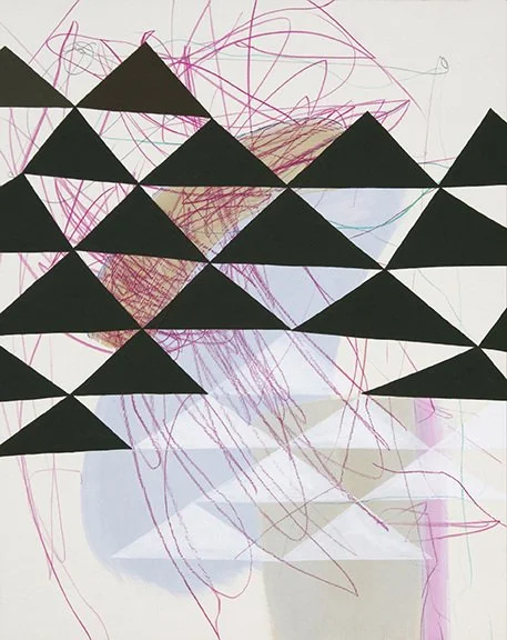 ZZZ1, 14"x11", Flashe/acrylic on claybord, 2012