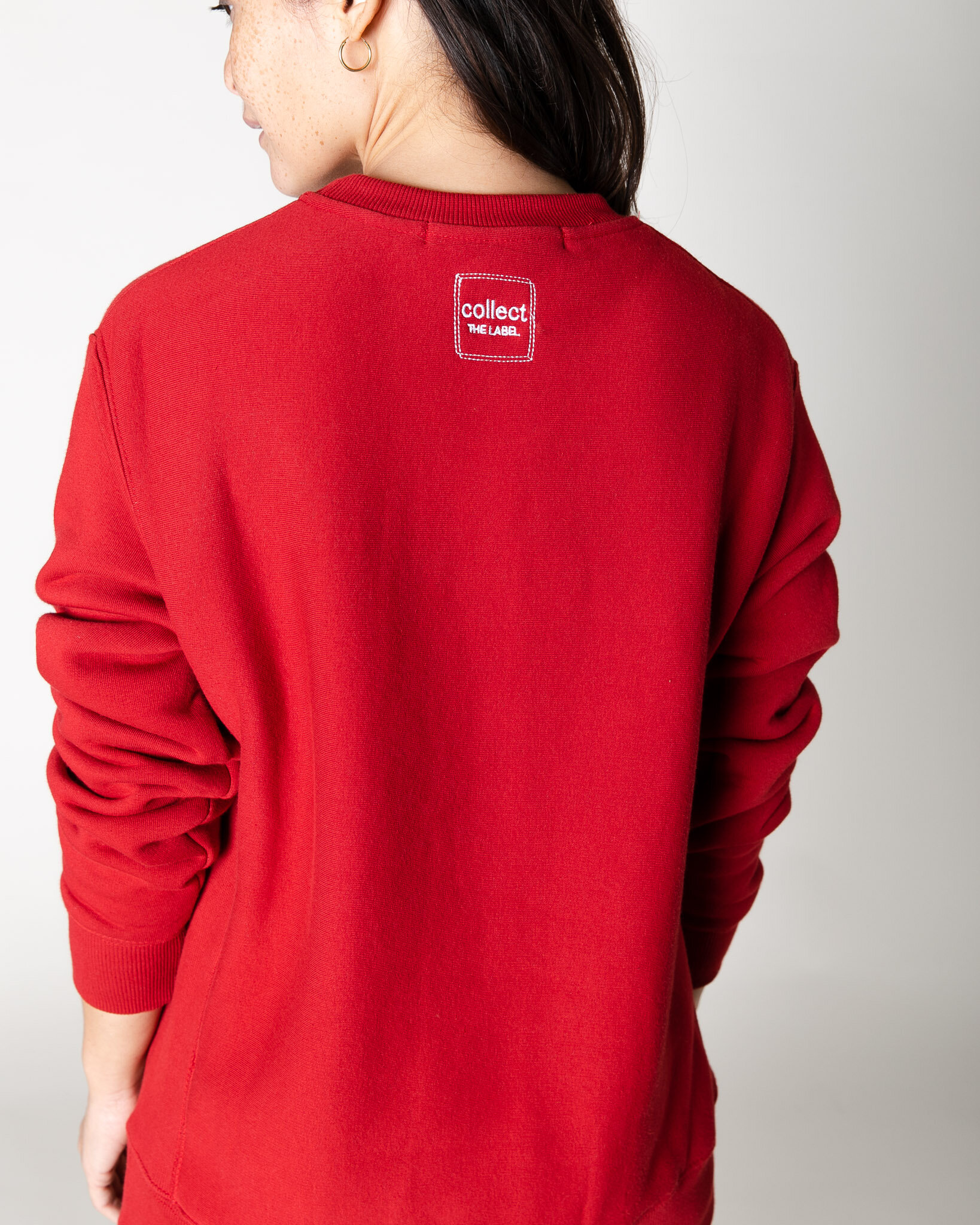 Rose Sweater Red — Collect The Label 