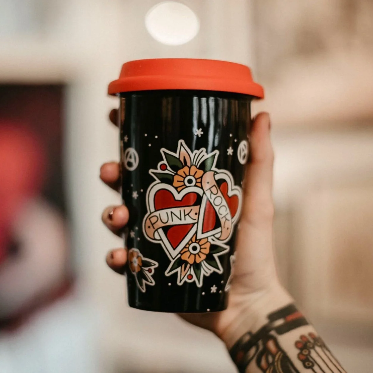 Punk rock tumbler -SOLD OUT 