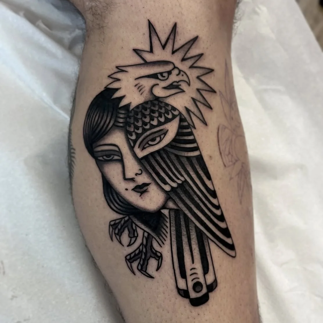 Made by upcoming guest @kodaimuniz 🦅 He still has time available on the 25th of october. To get tattooed by him, shoot im a message!