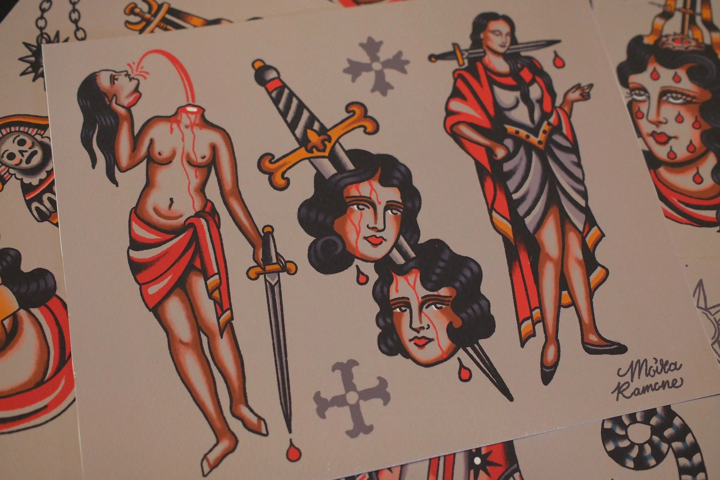 The Maidens of the Blade Print