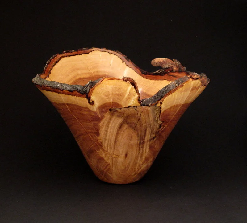 Acacia Natural Edge Vase 