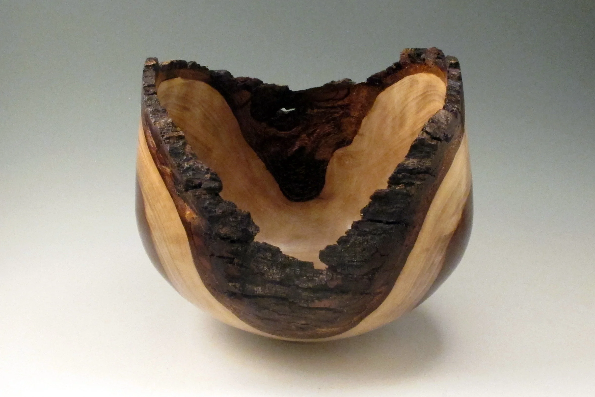 Natural Edge Walnut Burl Bowl  -  SOLD
