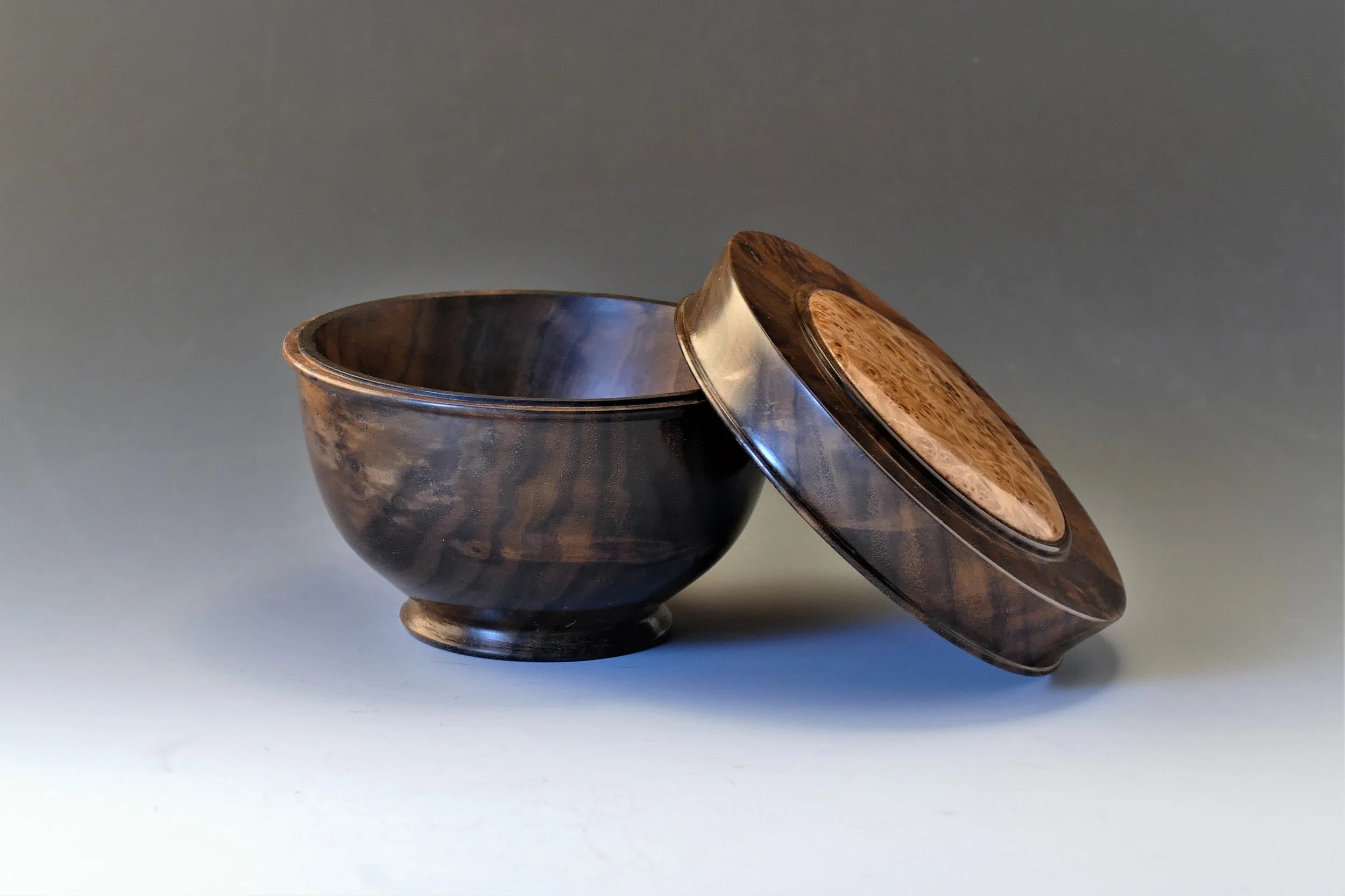 Clairol Walnut Box - Maple Burl Insert