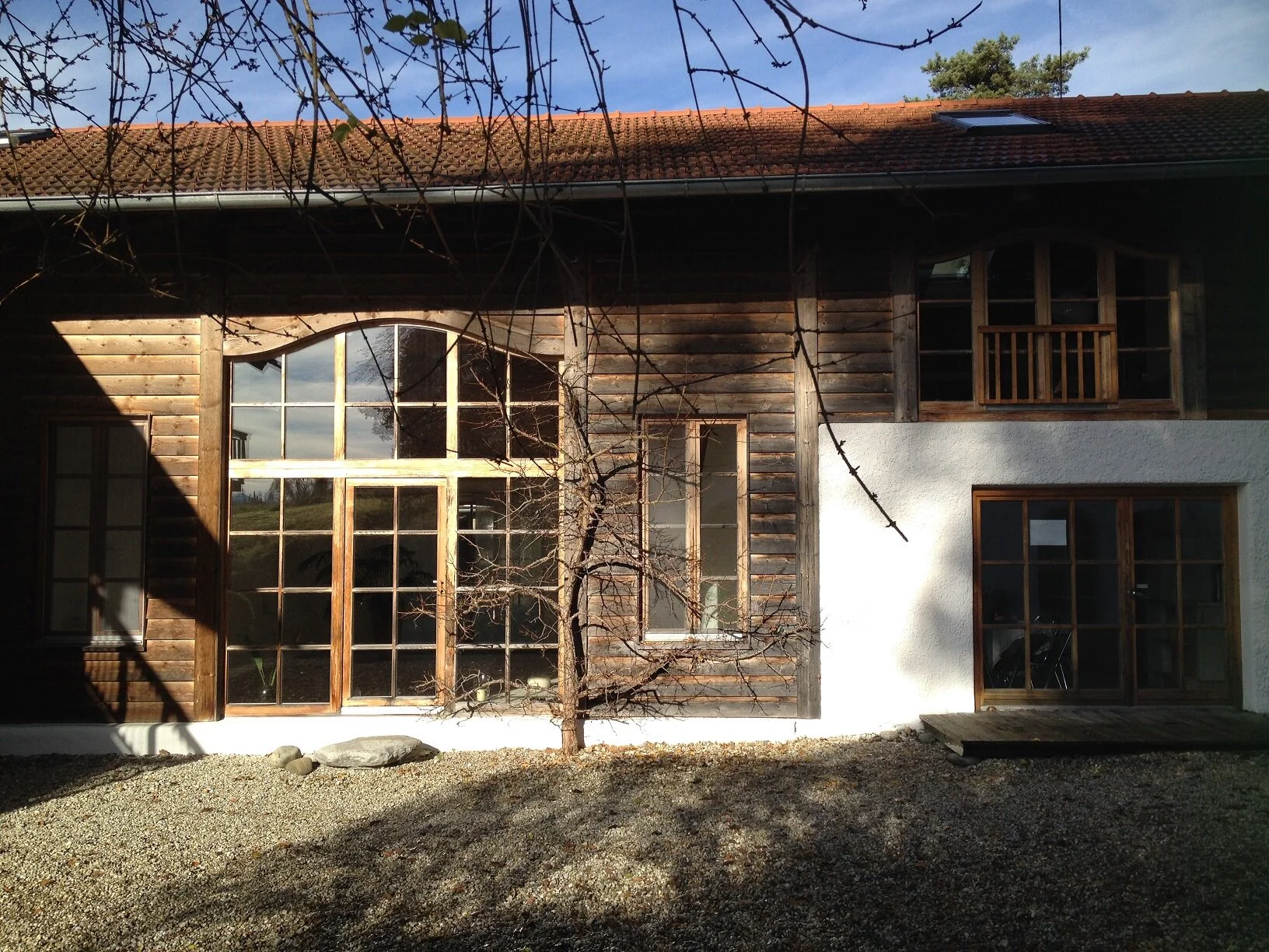 Yogaüben in der Windschnur