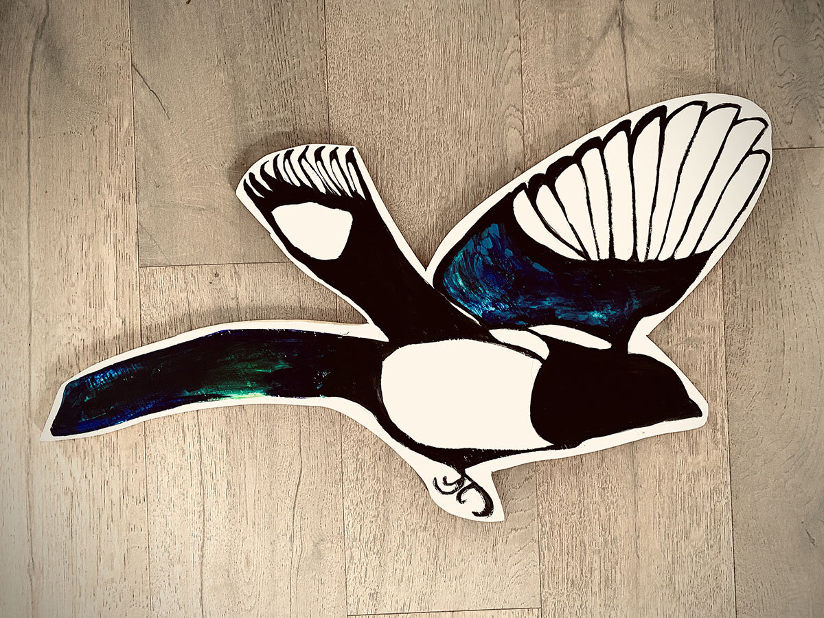 Wooden Magpie #7
