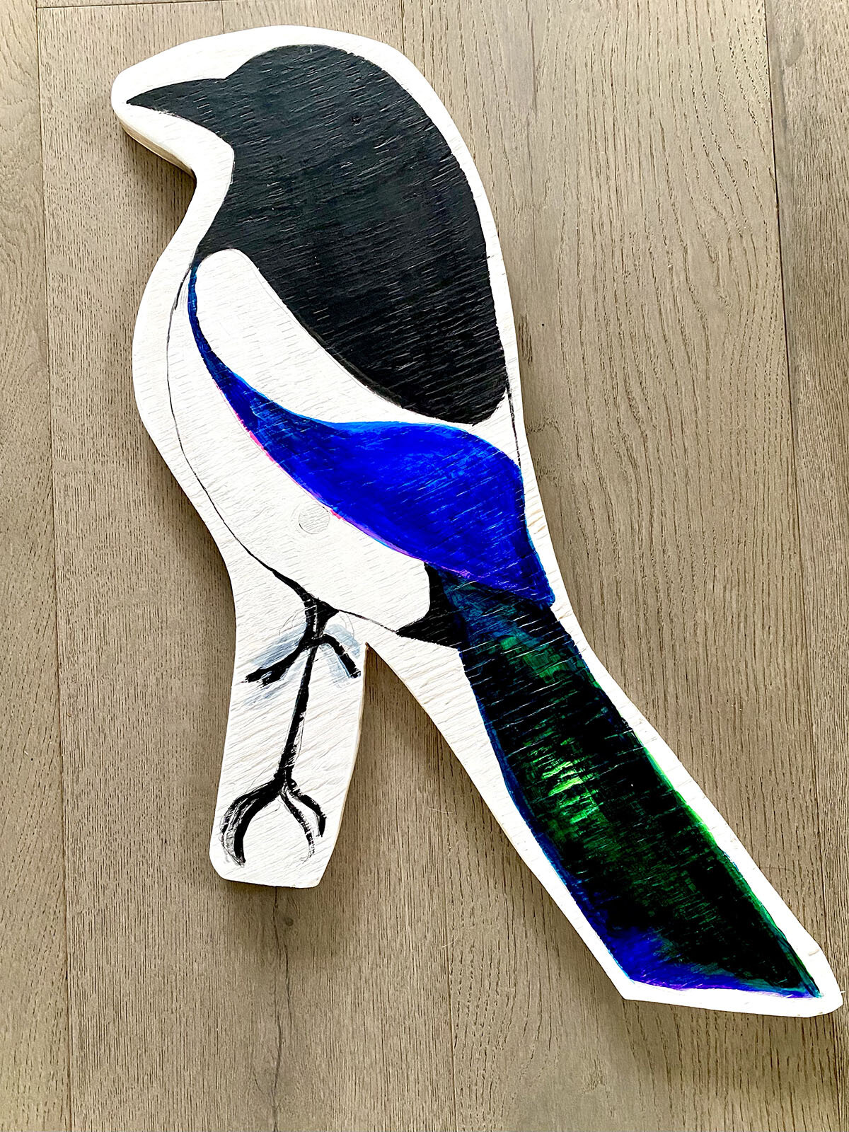 Wooden Magpie #9