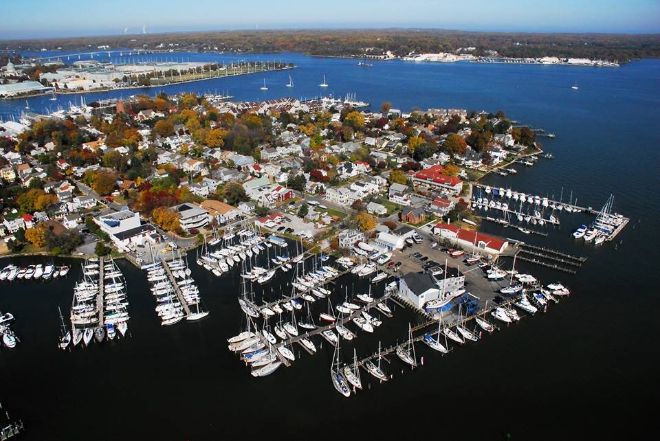 Aerial View of Marina