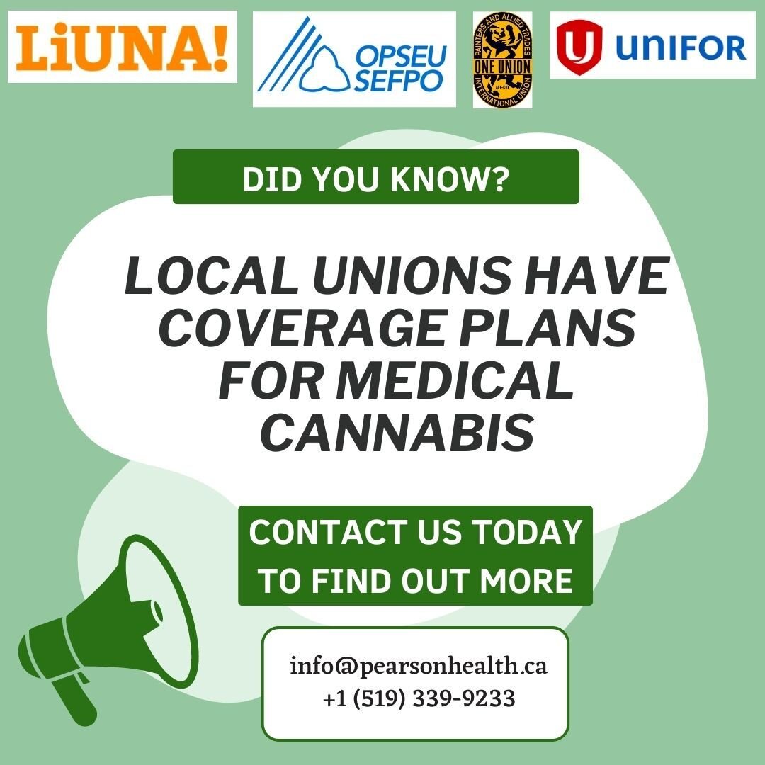 Hey local union workers! Did you know you may have coverage for medical cannabis treatment? Contact your union or our team today to learn more about your healthcare options.

https://www.pearsonhealth.org/contact

Or you can click the linktree in bio
