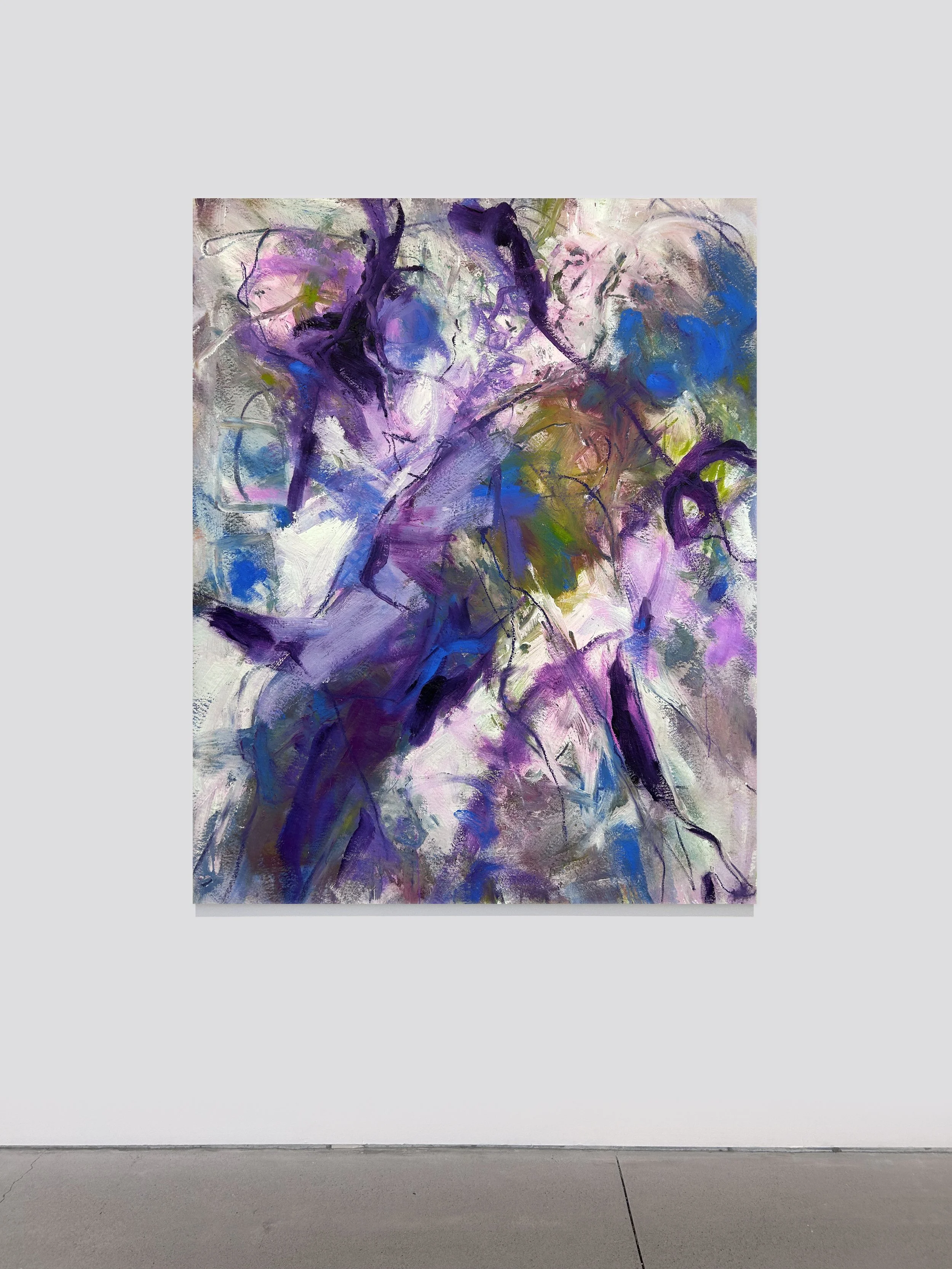 Alchemy, 46 x 36 in. Oil, Enamel on Canvas