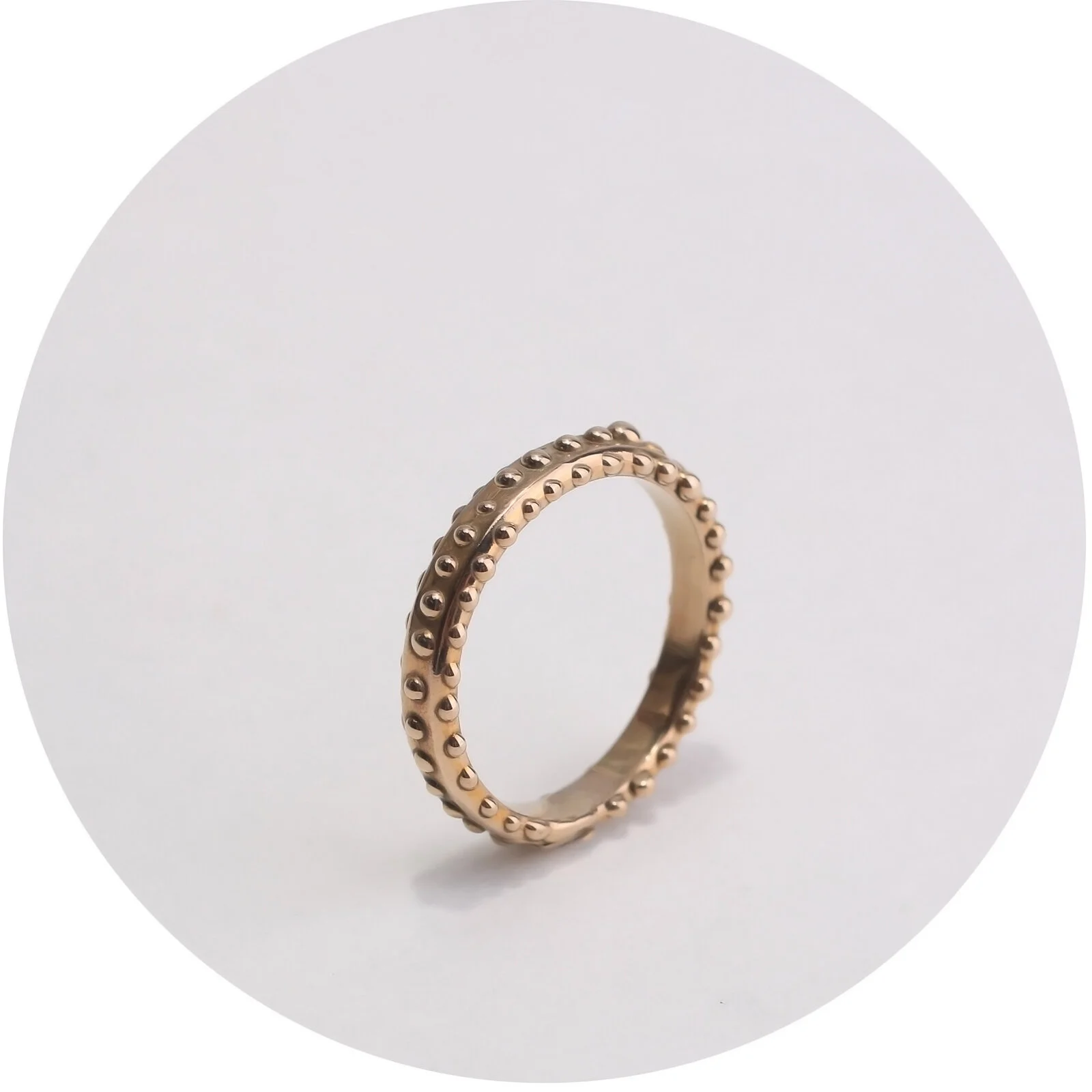 OOAK Triple Dot Ring