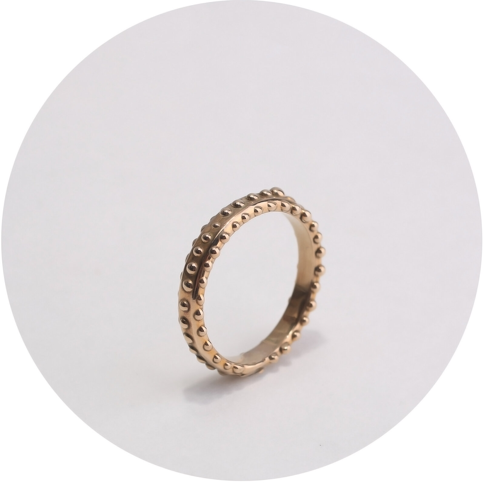 OOAK Triple Dots Ring