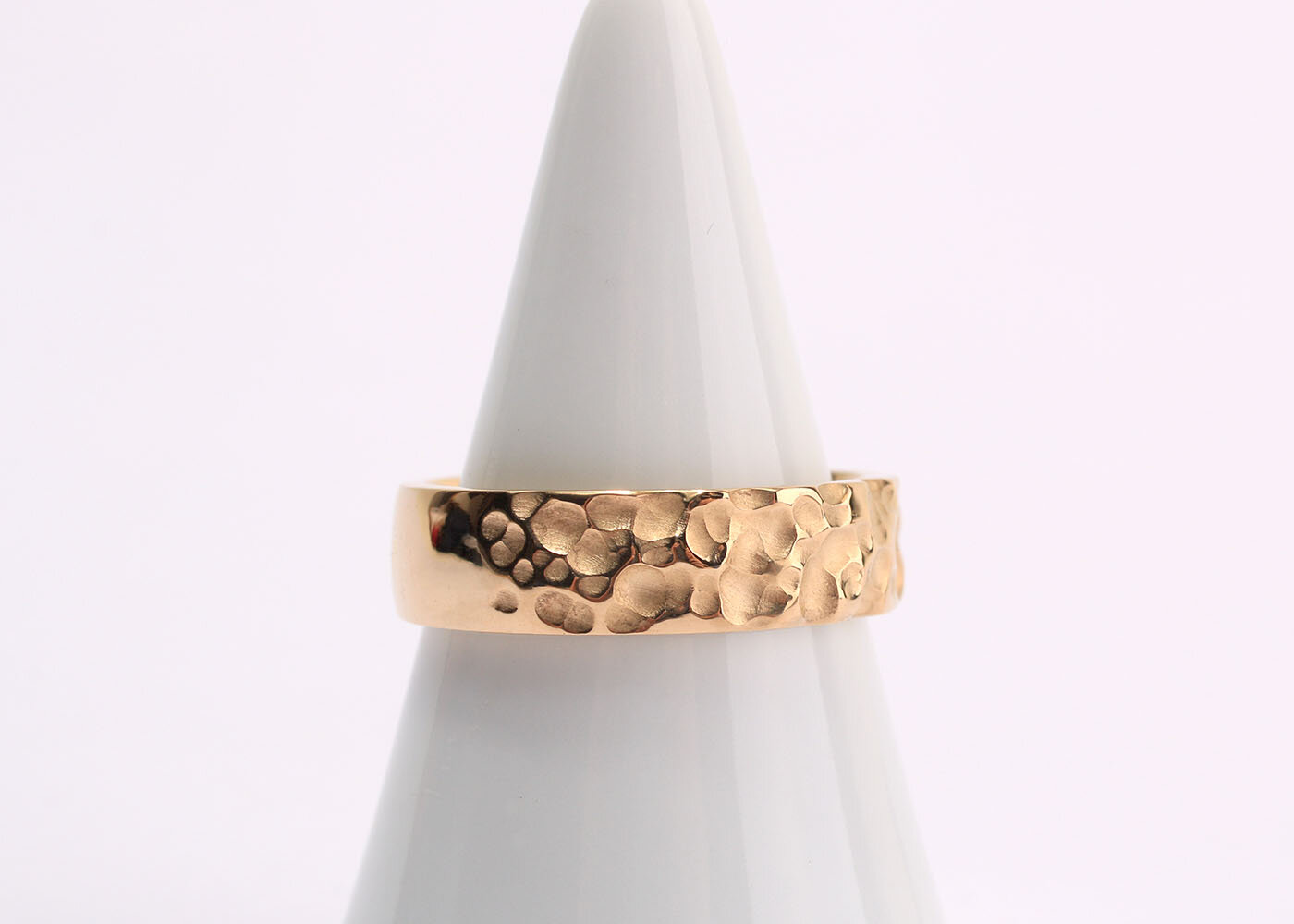 Custom 18k "Wormwood" Wedding Band