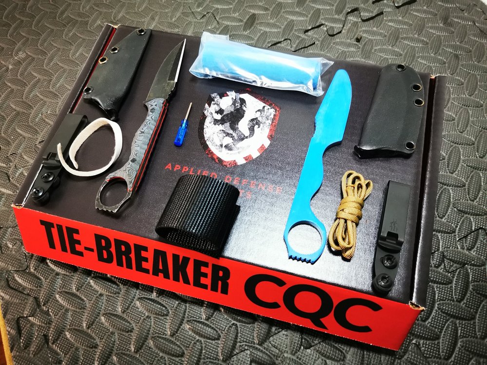 CQ 4+ CQＣ+×2 Tie Breaker CQC - Hand Crafted Fighting Knife — Applied Defense