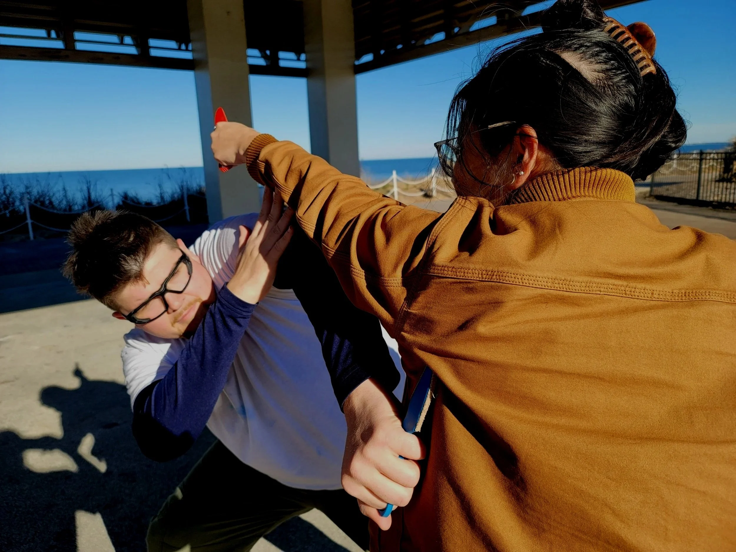 Combative Edge 2 Workshop Knife Fighting Training Icepick Defense