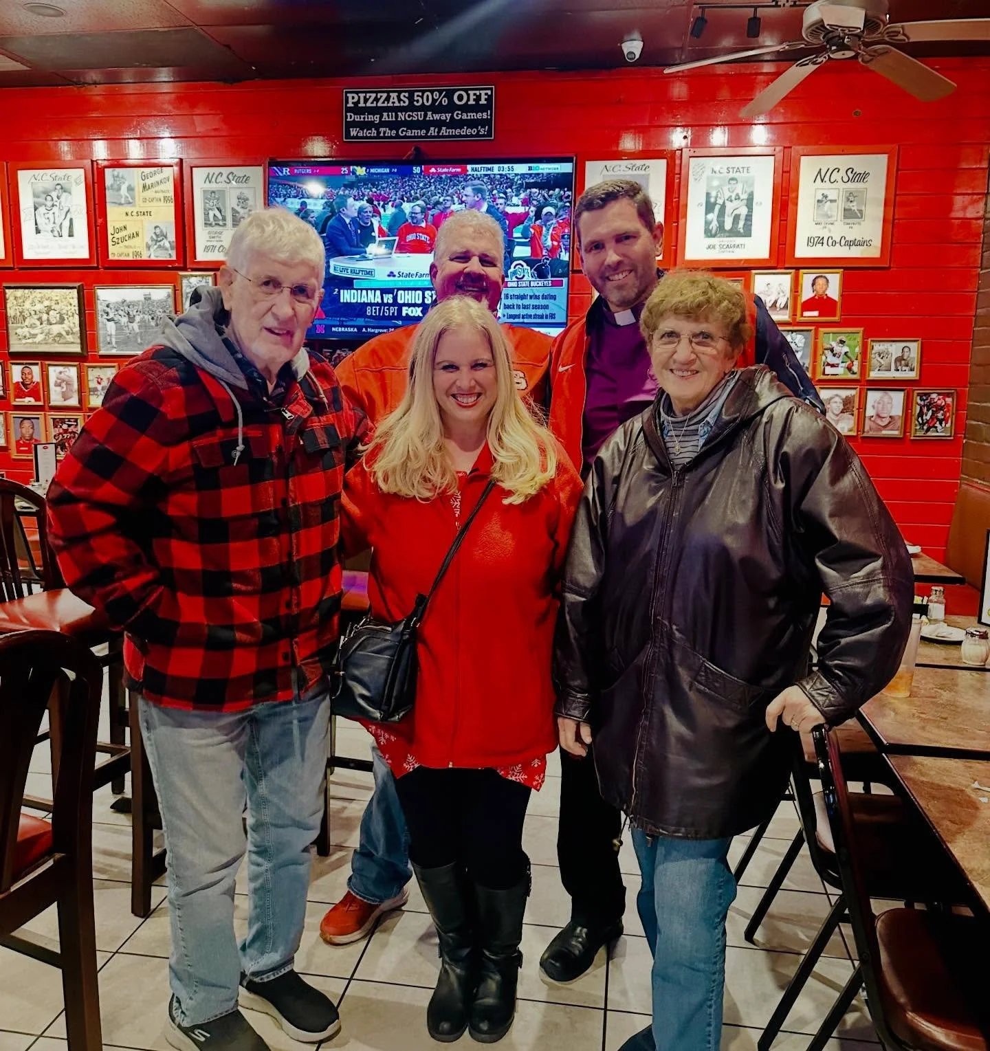 A beautiful day remembering the life of Toni Christine Masini on what would have been her 55th birthday. 

We celebrated Mass for her in the Doggett Center and her parents &amp; brother shared wonderful stories about her at lunch.

A beautiful rememb
