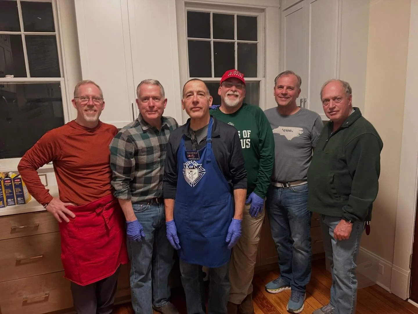 A huge thank you to the Our Lady of Lourdes council of the Knights of Columbus for preparing an Italian feast for us last week for Wolfpack Worship Night!🍝

We look forward to seeing you tonight! Wolfpack Worship Night starts at 5 pm with Adoration 