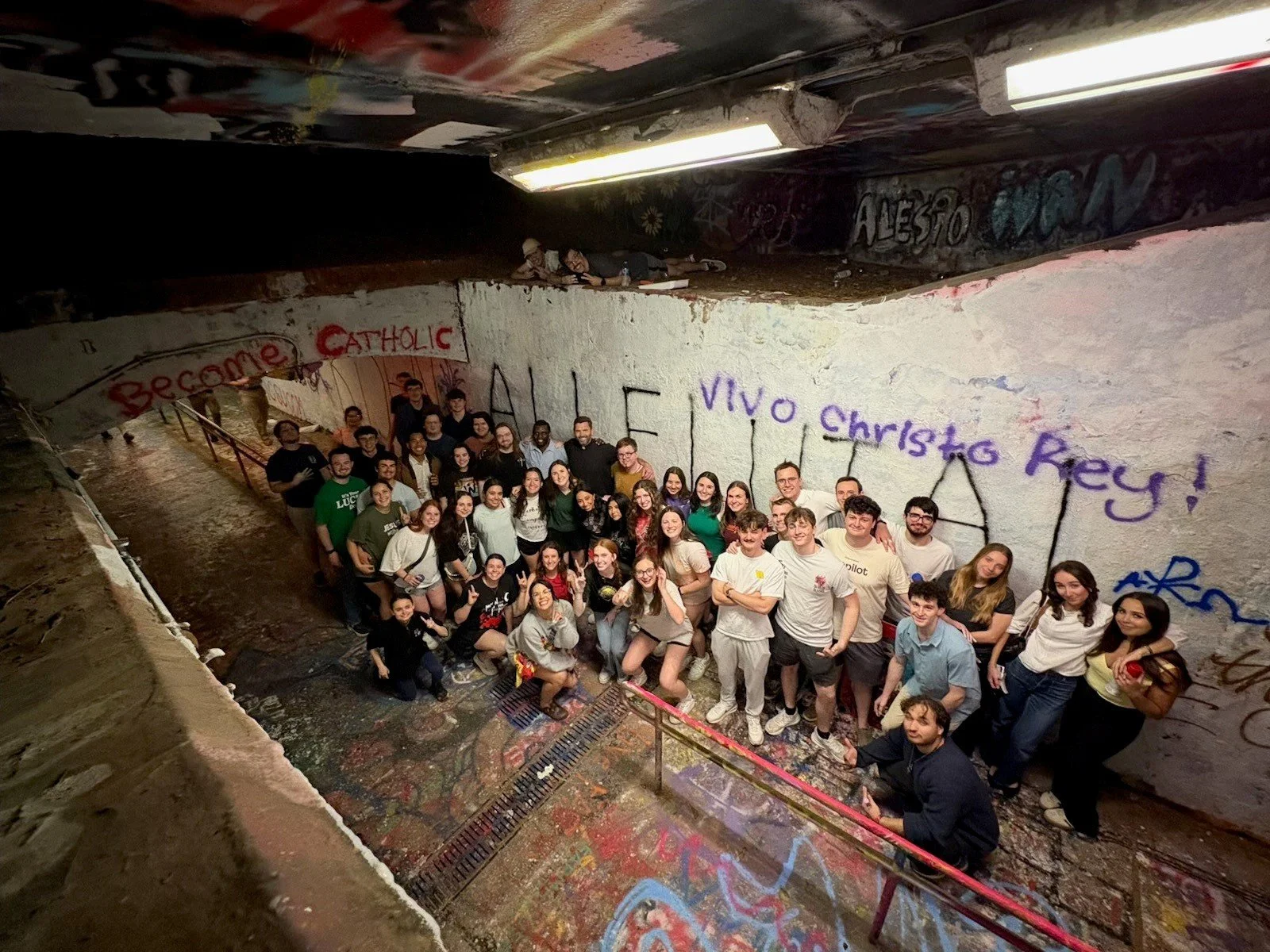 Easter vigil tunnel.jpg