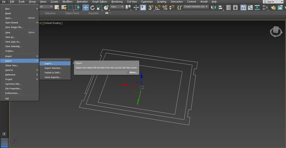 Converting 3DS Max File for Laser Cutting — DMaF Lab